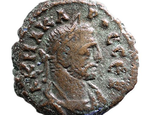 Alexandria, Egypt AD 282-283 Carus 18mm 6.7gm AE Tetradrachm