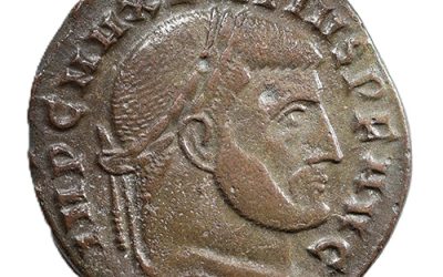 Maxentius AD 307-312 24mm 6.4gm AE Follis w/ Roma etc