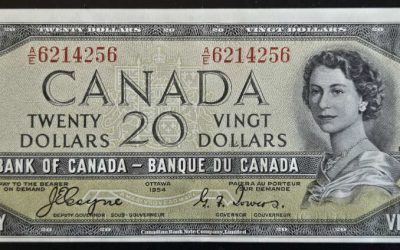 Bank of Canada #BC-33c choice Unc 1954 $20 Devil’s Face