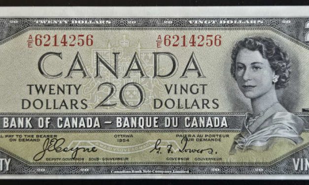 Bank of Canada #BC-33c choice Unc 1954 $20 Devil’s Face