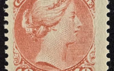 Canada #45 F/VF Mint 1897 10c Small Queen shade