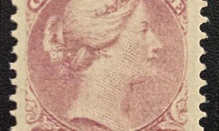 Canada #40 F/VF Unu 1877 10c SQ shade