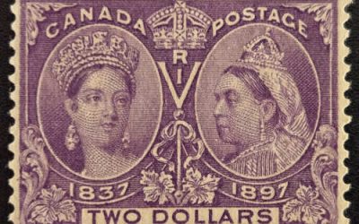 Canada #62 VF Mint HR 1897 $2 Wide and Narrow Jubilee