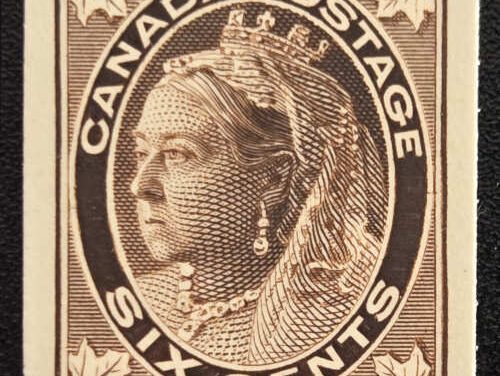 Canada #71P VF 1897 6c Plate Proof