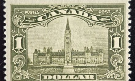 Canada #159 Fine Never Hinged 1929 $1 Parliament shade