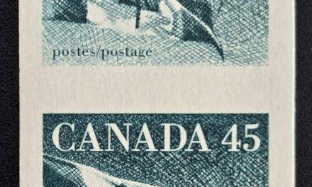 Canada #1396a VFNH 1995 45c Flag Imperforate Pair