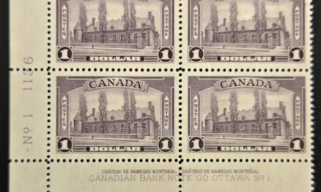 Canada #245i VFNH LL 1938 $1 Aniline Ink Pl. 1 Blk (4)