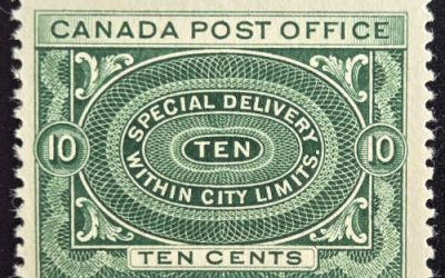 Canada #E1 F/VF Never Hinged 1898 10c Special Delivery