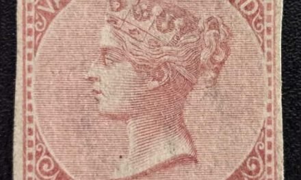 Vancouver Island #3 VF Unu 1865 5c Imperforate, $50,000