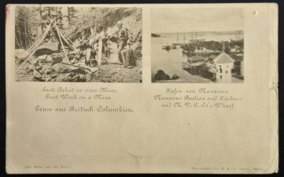 Victoria, B.C. 29 Sep 1899 bilingual Bastion & Mining Postcard