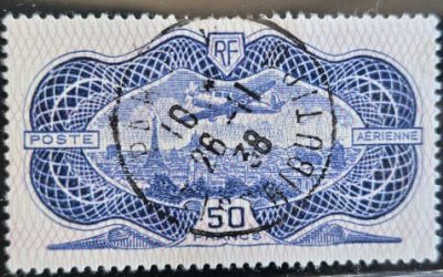 France #C15 VF Used 1936 50Fr Airmail