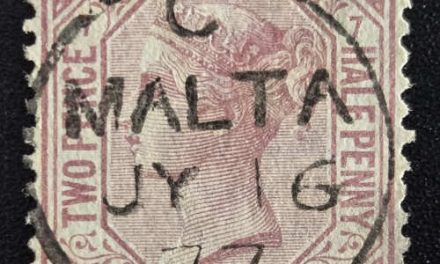 Malta 6 Jy 1877 CDS Used G.B. #67 plate 7 2.5d, SG #Z38