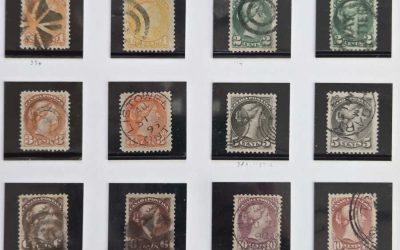 Canada #34/45 Fine+ Used 1870/1897 Small Queens (18)