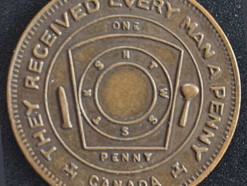 Vancouver, B.C. Chapter 23 Masonic Penny