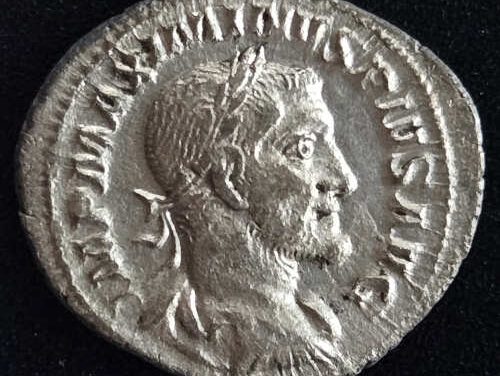 Maximinus I AD 235-238 2.86gm Silver Denarius