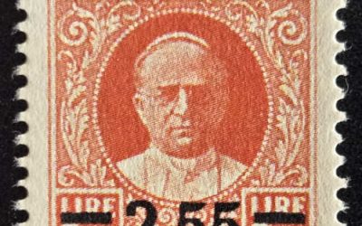 Vatican City #38 VFNH Pope Pius XI surcharge