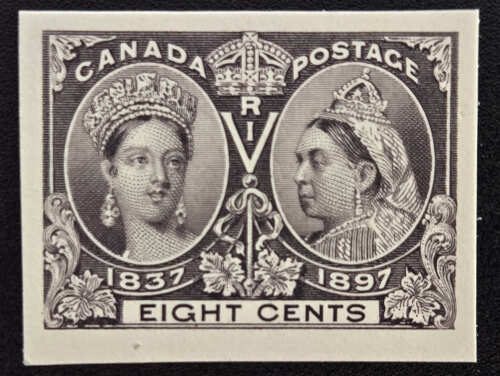 Canada #56P VF 1897 8c Jubilee Plate Proof, 1150 made