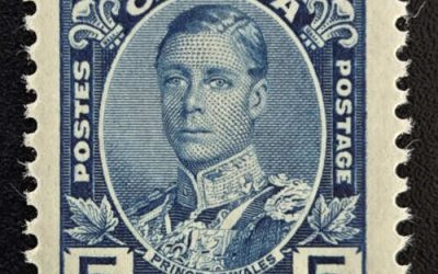 Canada #214 VFNH 1935 5c Prince of Wales selected for centering