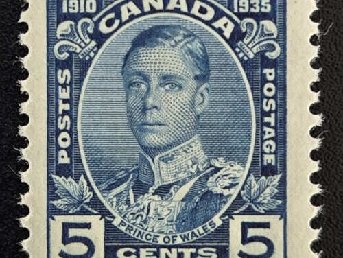 Canada #214 VFNH 1935 5c Prince of Wales selected for centering