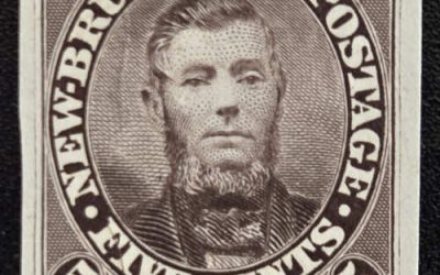 New Brunswick #5Pii VF 1860 5c Connell Plate Proof
