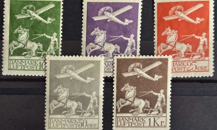 Denmark #C1-C5 Fine+ Mint HR 1925/29 Airmail Set (5)