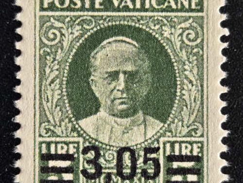 Vatican City #39 VF LH 1934 Surcharge