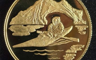 Canada Proof 1980 Arctic Territories 1/2oz $100 Gold