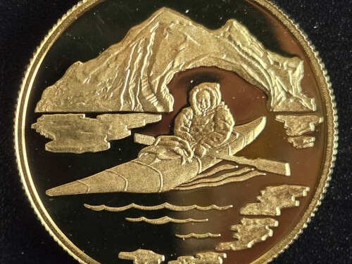 Canada Proof 1980 Arctic Territories 1/2oz $100 Gold