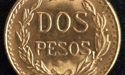 Mexico BU 1945 Gold 2 Pesos .0482oz AGW
