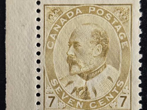 Canada #92 Fine Never Hinged 1903 7c Shade