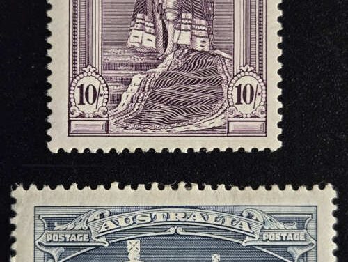 Australia #178S-179S Mint 1938 High Value Specimen duo