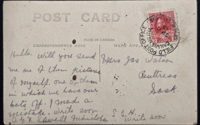 Lord Strathcona Horse 6 Sp 1915 2c FPO Cda Militia Sewell Camp card