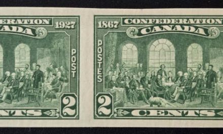 Canada #142a VFNH 1927 2c Imperforate Pair, 250 issued