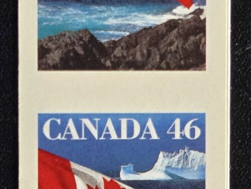 Canada #1698b VFNH 1998 46c Imperforate Pair