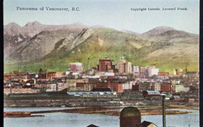 Leonard Frank Unu Vancouver, B.C. colour Panorama Postcard