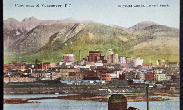 Leonard Frank Unu Vancouver, B.C. colour Panorama Postcard