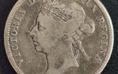 Canada VG10 1897 Queen Victoria Silver 25 Cents