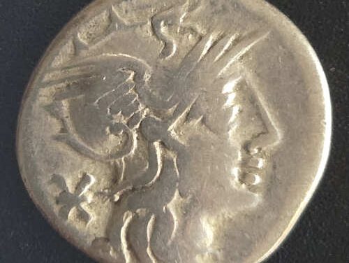 C.P. Maenius Antiaticus 132 BC 3.82gm Republic Silver Denarius