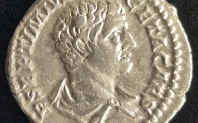 Geta AD 198-212 3.62gm Silver Denarius w/ Minerva Pacifera etc
