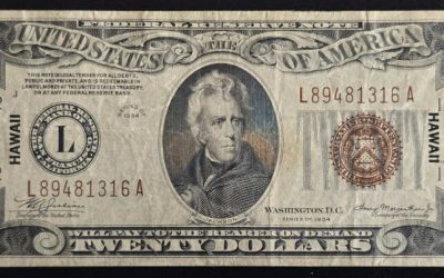 U.S.A./Hawaii 1934 Bank of San Francisco $20 Banknote