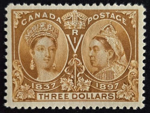 Canada #63 VF Mint HR 1897 $3 Jubilee