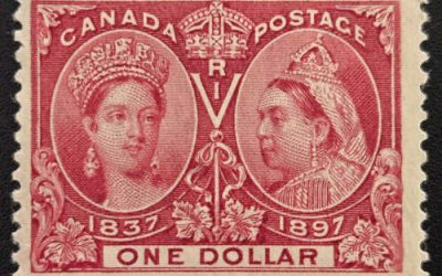 Canada #61 Fine Mint HR 1897 $1 Jubilee
