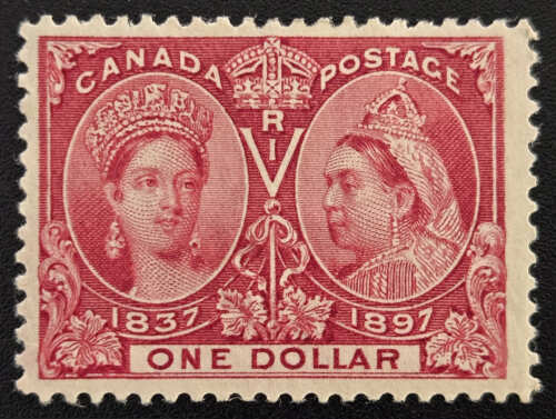 Canada #61 Fine Mint HR 1897 $1 Jubilee