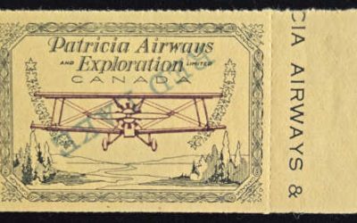 Patricia Airways #CL30f VFNH 1927 5c Inverted Green Overprint