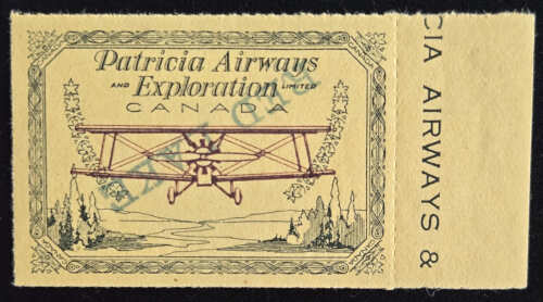 Patricia Airways #CL30f VFNH 1927 5c Inverted Green Overprint
