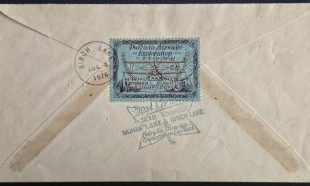 Patricia Airways #CL18 2 Aug 1926 52c Small v Flight Cover (2)
