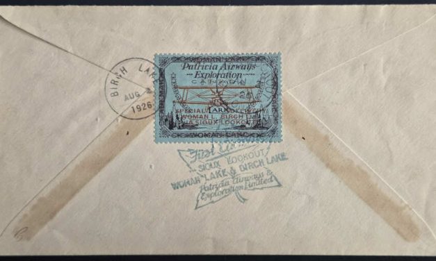 Patricia Airways #CL18 2 Aug 1926 52c Small v Flight Cover (2)