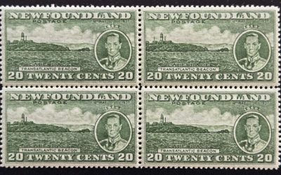 Newfoundland #240ii Fine+ Never Hinged Extra Smokestack Variety