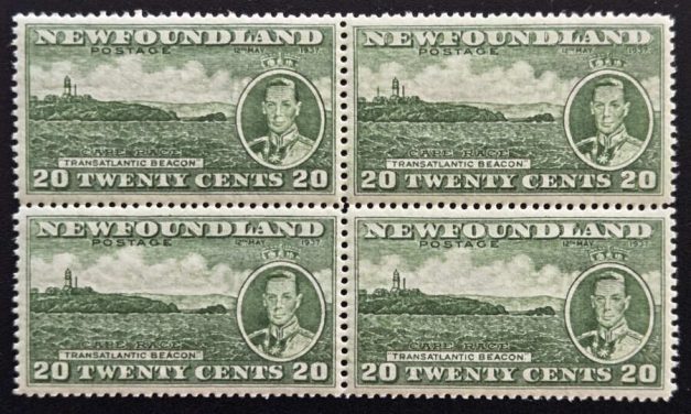Newfoundland #240ii Fine+ Never Hinged Extra Smokestack Variety
