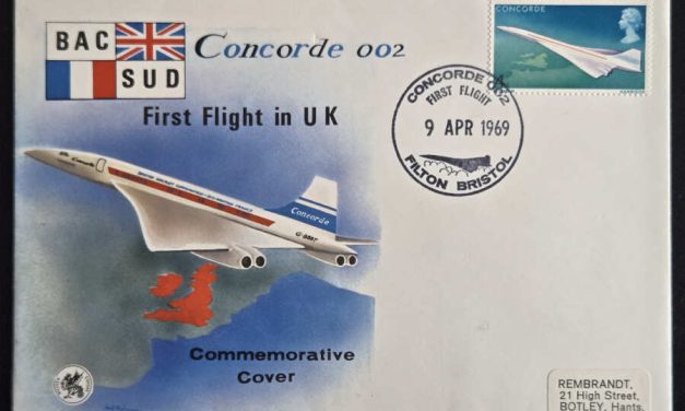Concorde 9 Apr 1969 4d cacheted FFC